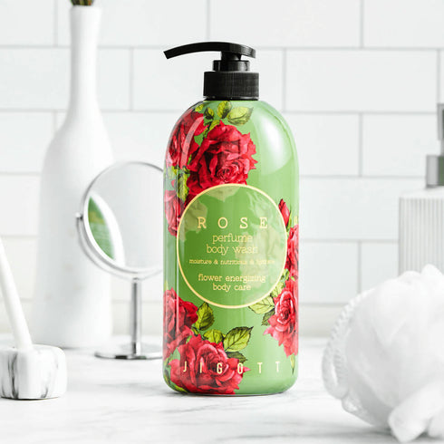 Rose Perfume Body Wash, 750 ml - WowSkin Romania